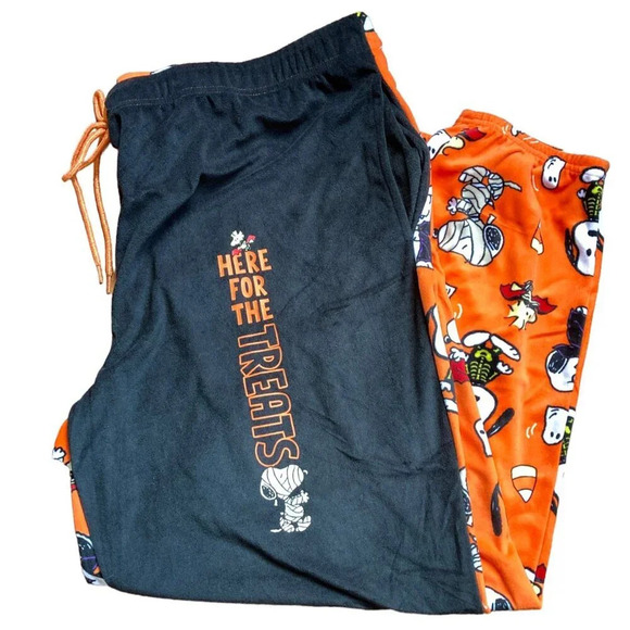Peanuts Halloween Sleep Jogger Pajama Pants, Size 3X (22W-24W), New w Tags‎ - Picture 2 of 14